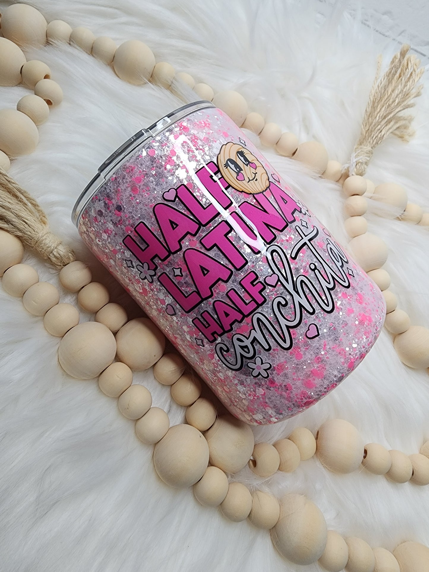 Half Latina Half Conchita 10oz Lowball tumbler